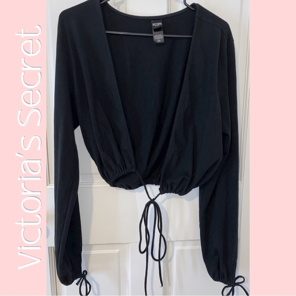 Victoria’s Secret Shirt Draw String Tie (Black)